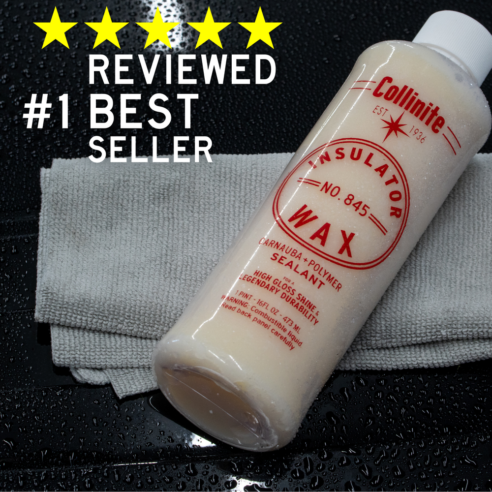 COLLINITE 845 INSULATOR WAX 2 PACK AND TOWEL COMBO