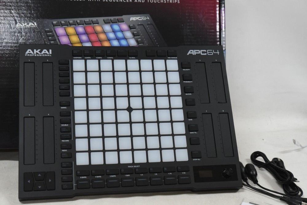 AKAI Professional APC64 Ableton MIDI Controller with Sequencer & Touchstrips