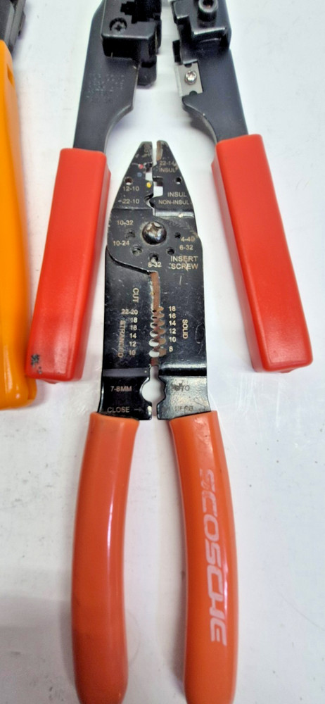 4 Network Cable Modular Crimper/Cutter/Stripper & Ratch Crimping Tools