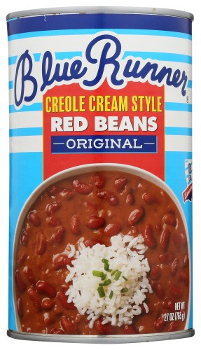 Blue Runner Red Cream Style Beans 27 oz (Pack of 12)