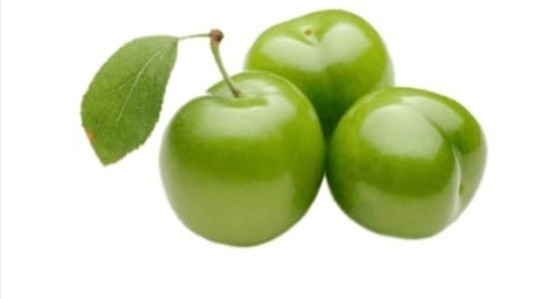 Fresh Green Plum Per Lb. 454g