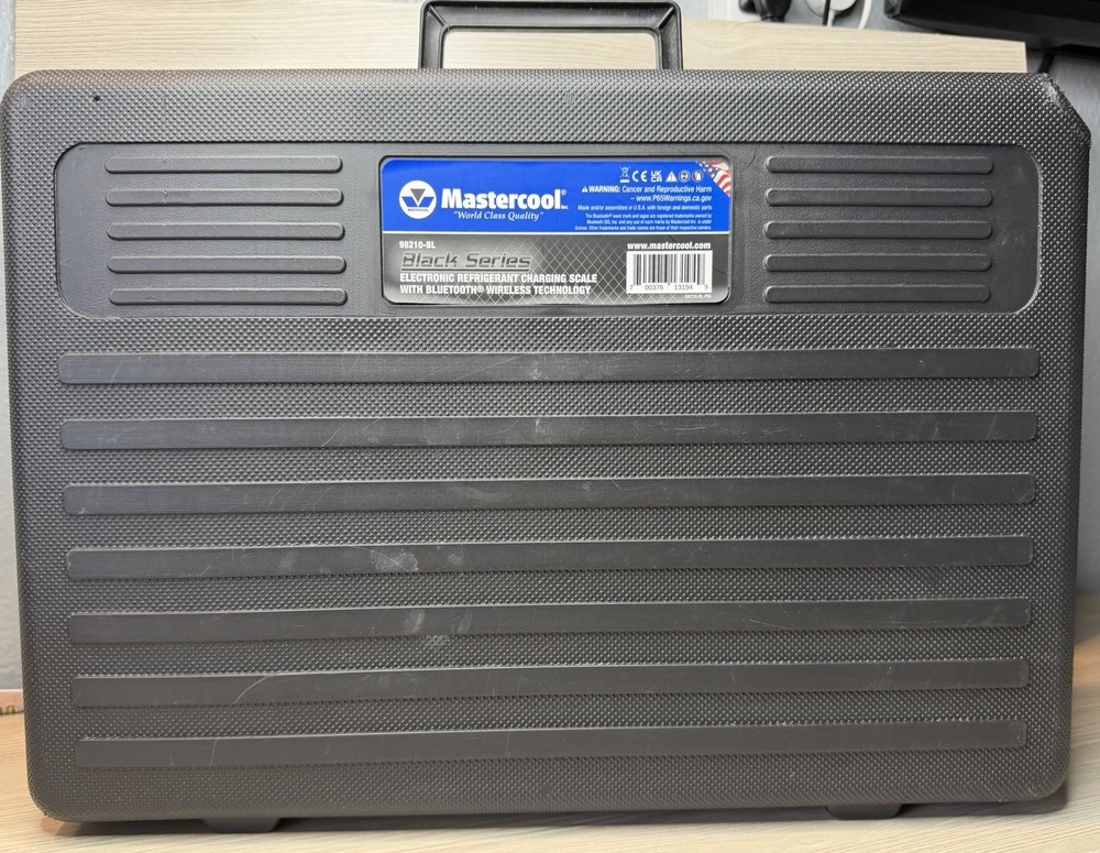 Mastercool 98210-BL - Black Series Electronic Charging Scale with Bluetooth