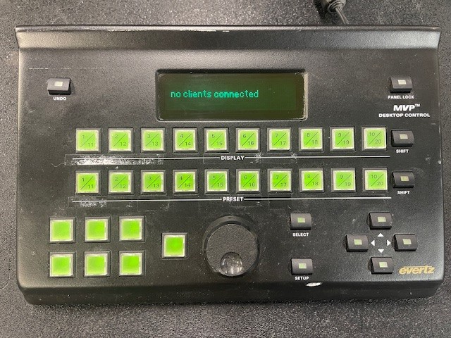 Evertz 3000DCP MVP Desktop Control