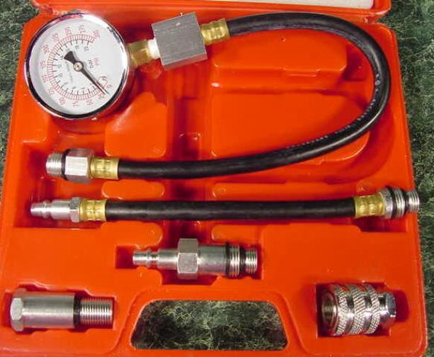 Automotive COMPRESSION TESTER w/ adpters Motor engine sl