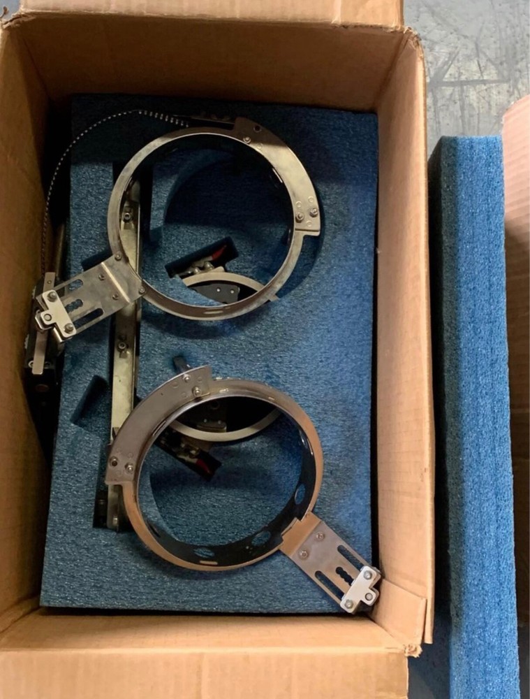 Four Melco embroidery machines.