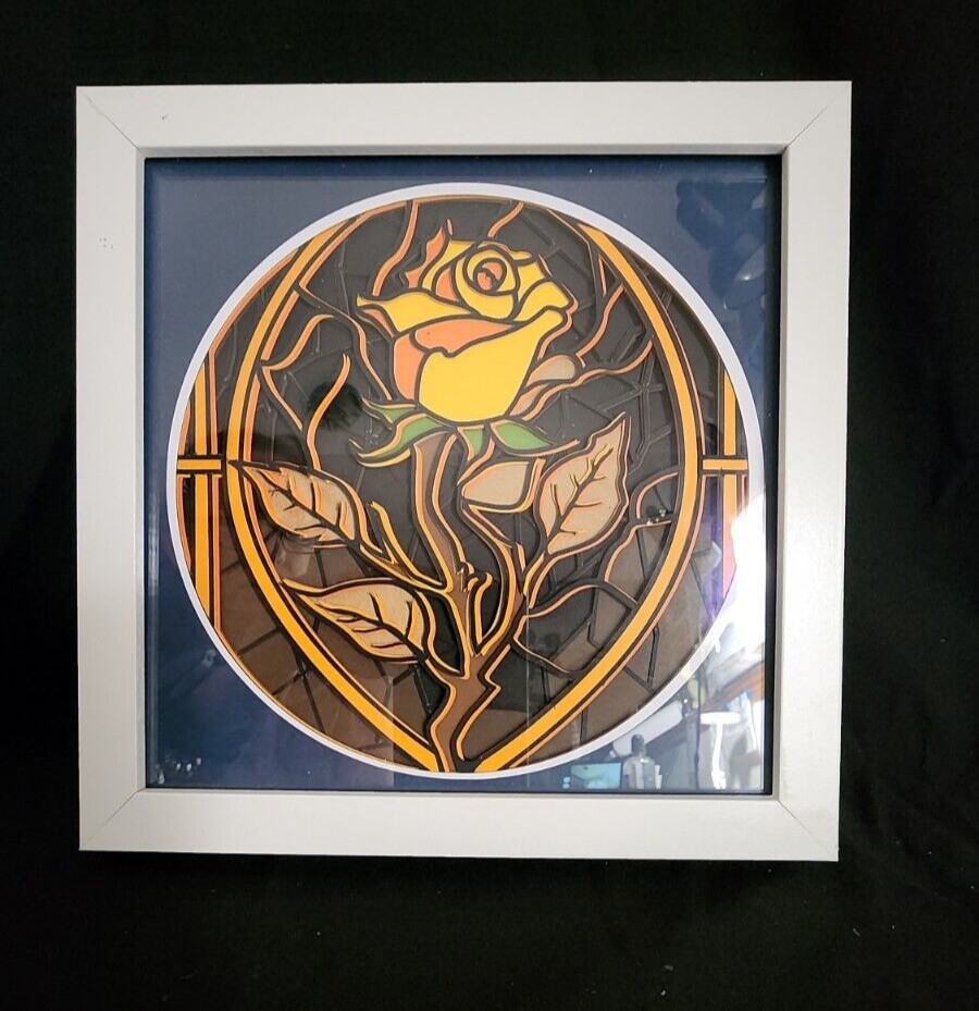 Rose Shadowbox - 17 Layers
