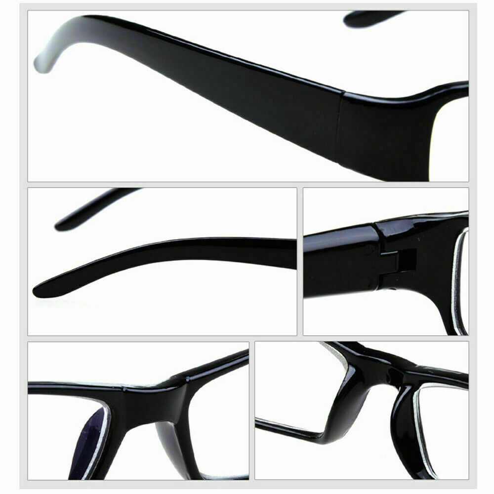 Trendy Short Sighted Glasses Plastic Rectangle Eyeglasses -100 -150 / -600