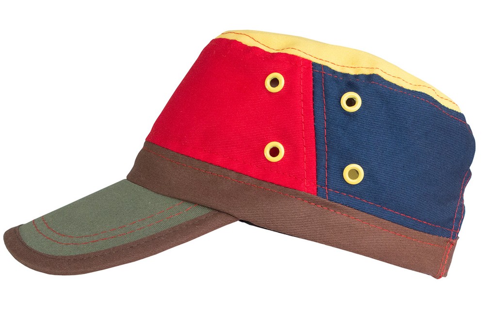 Military Style Colorblock Baseball Cap - Multicolor