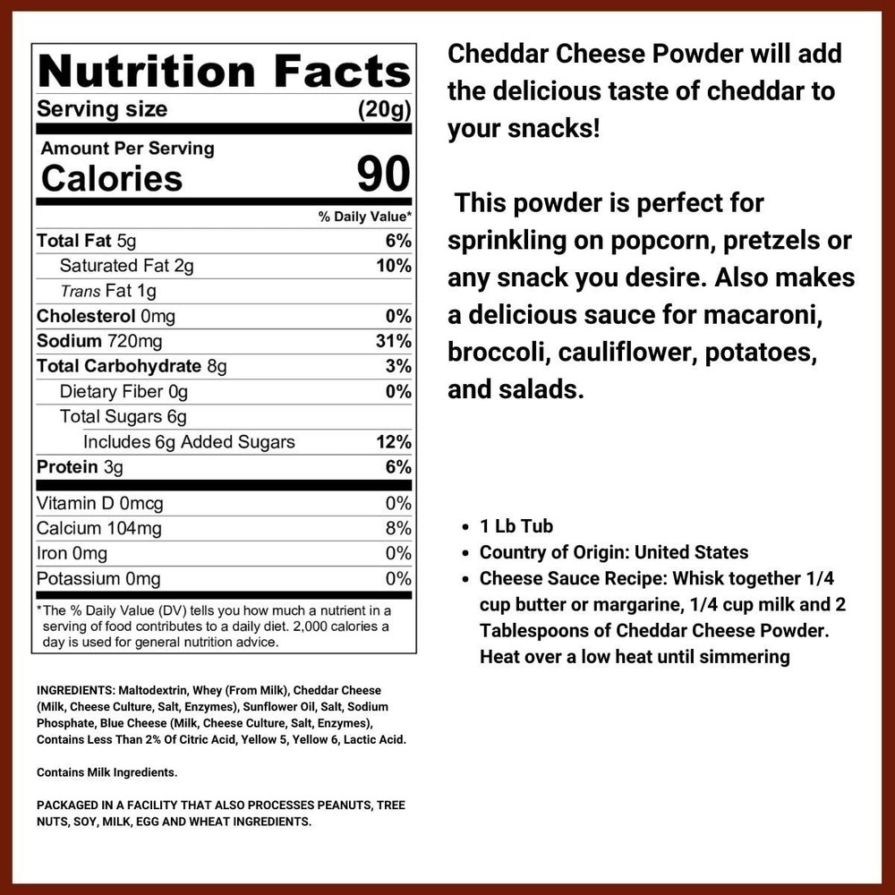 Cheddar Cheese-Powder