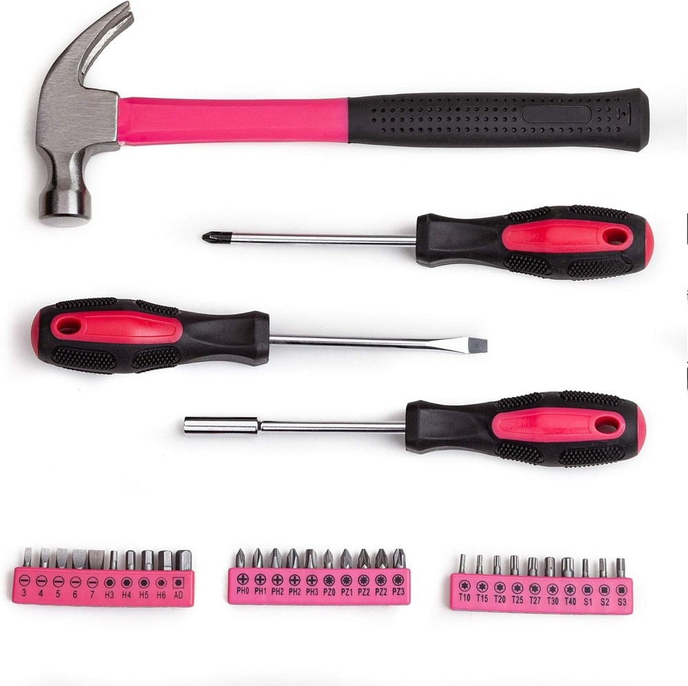 148Piece Tool Set General Household Hand Tool Kit with Plastic Toolbox Storag...