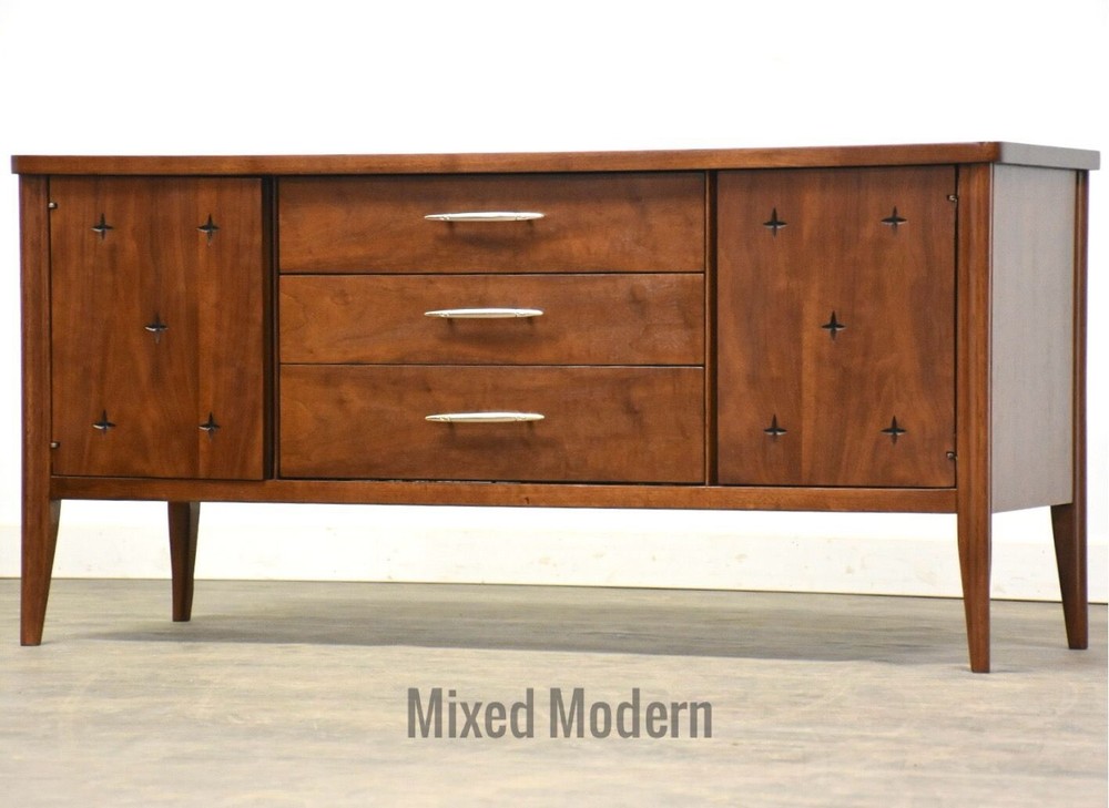 Refinished Broyhill Saga Walnut Credenza