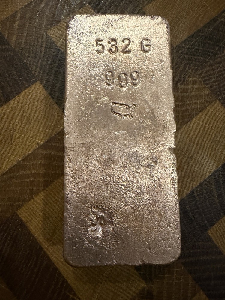 Handmade Copper Bar 532g .999