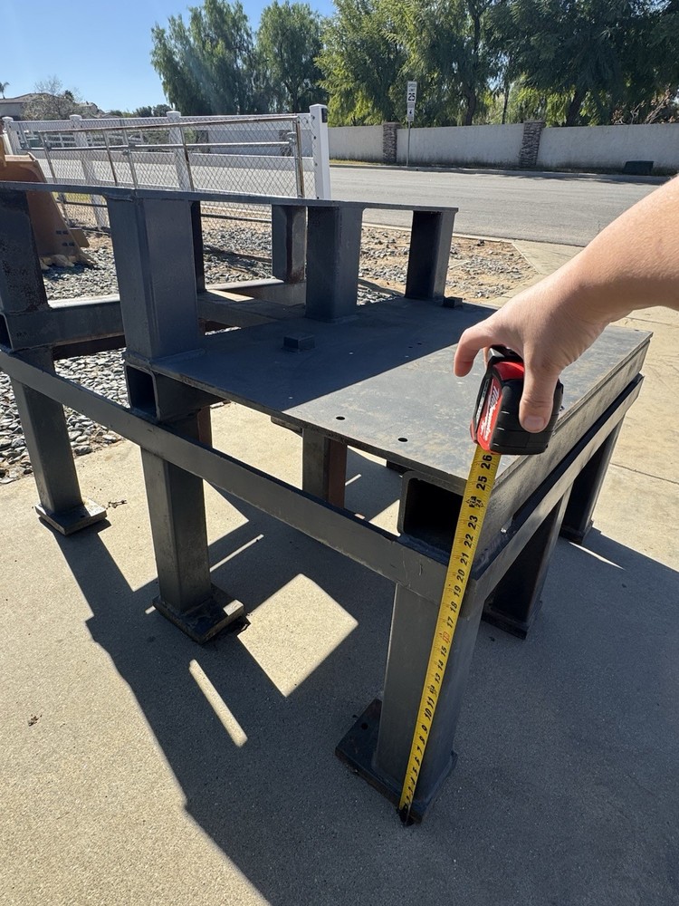 52x42" welding table