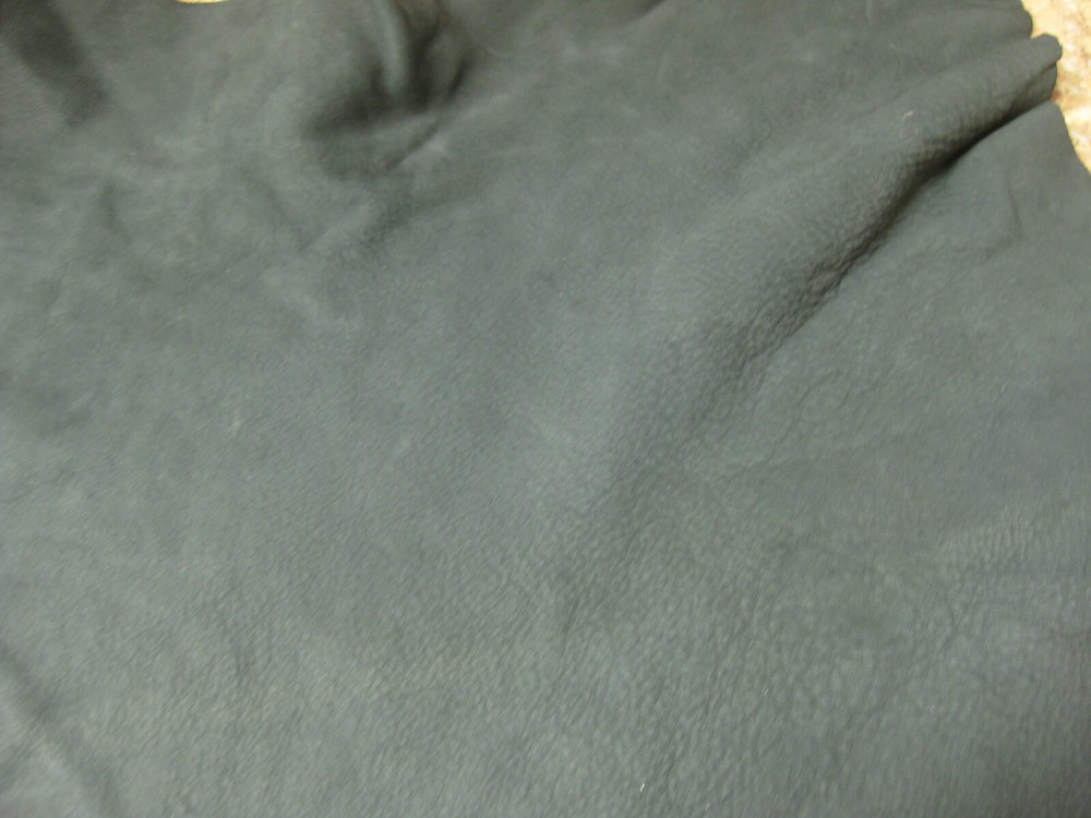 Black Top Grain Deer Leather # 0009763 ROW 77