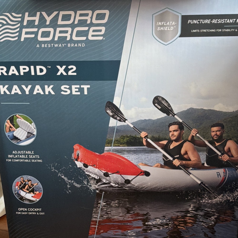 Hydro Force Rapid X2 Inflatable Kayak Set