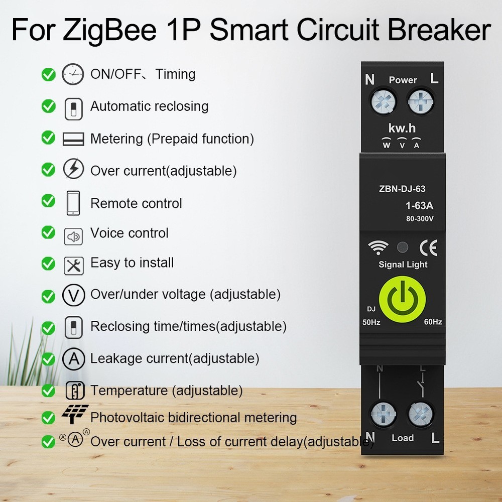 Overcurrent Protection Easy Installation Process Hands-free Energy Control