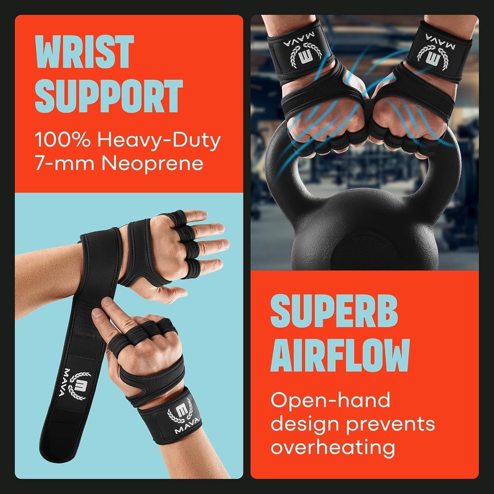 Ultimate Training Gloves with Silicone Padding & Wrist Support for All Workouts