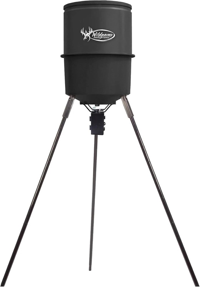 Quick-Set 270 lb Game Feeder with Digital Timer | Durable Tripod Corn/Pellet ...