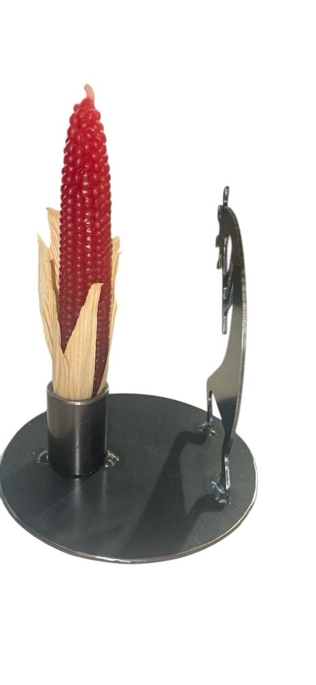 Vintage Kokapelli Candle Holder Original Corn Candle