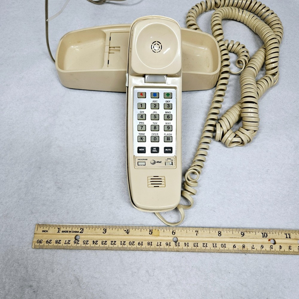 AT&T 210 Basic Trimline Corded Phone Single Line