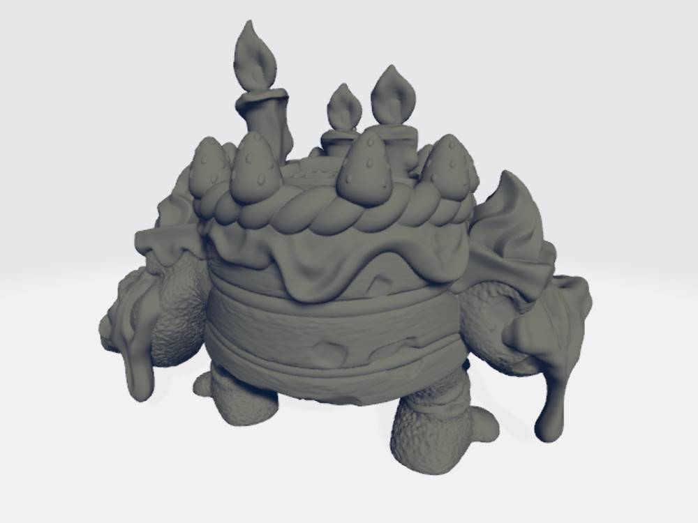 Capsule Chibi - Cake Golem
