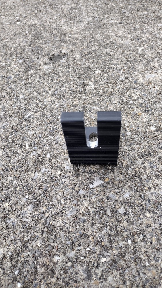 IronRidge Slotted L Foot Black Finish