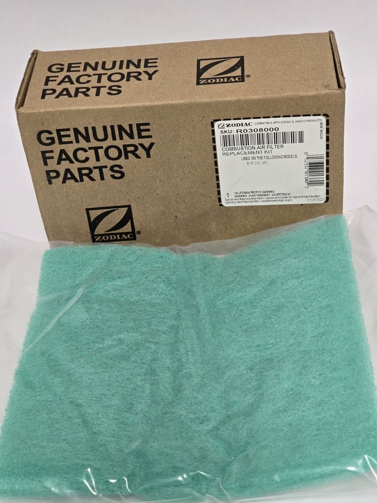 ZODIAC R030800 COMBUSTION AIR FILTER , REPLACEMENT KIT