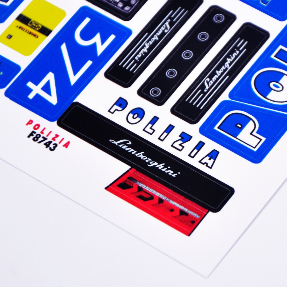 Replacement sticker for set 8214 Precut sticker