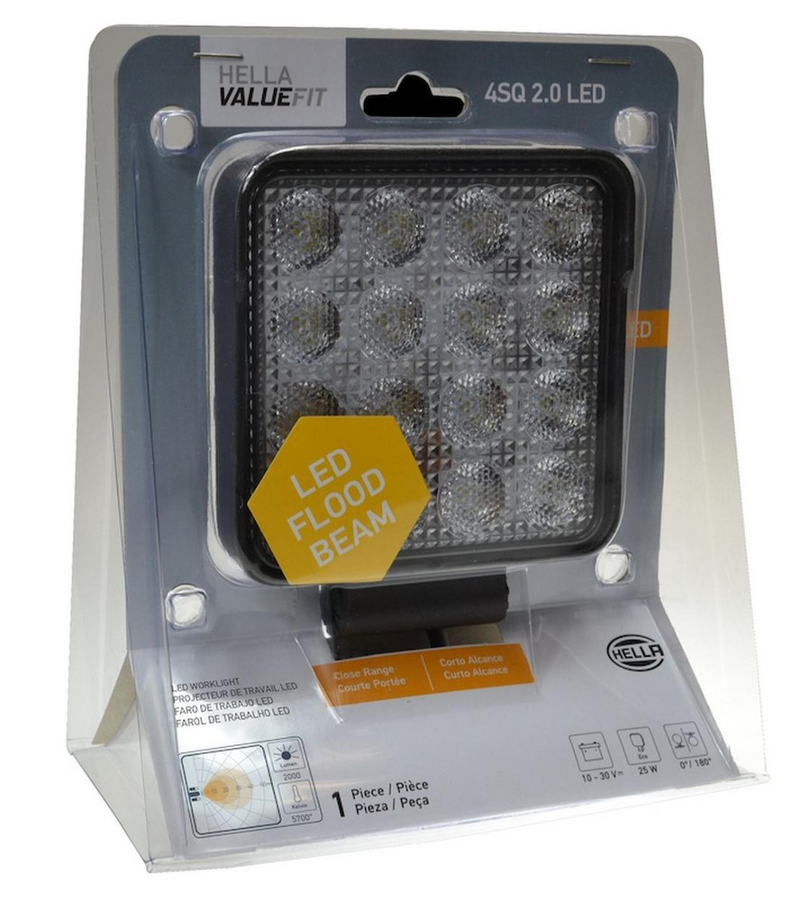Hella WORKLIGHT VALUEFIT 4SQ 2.0 LED MV CR BP