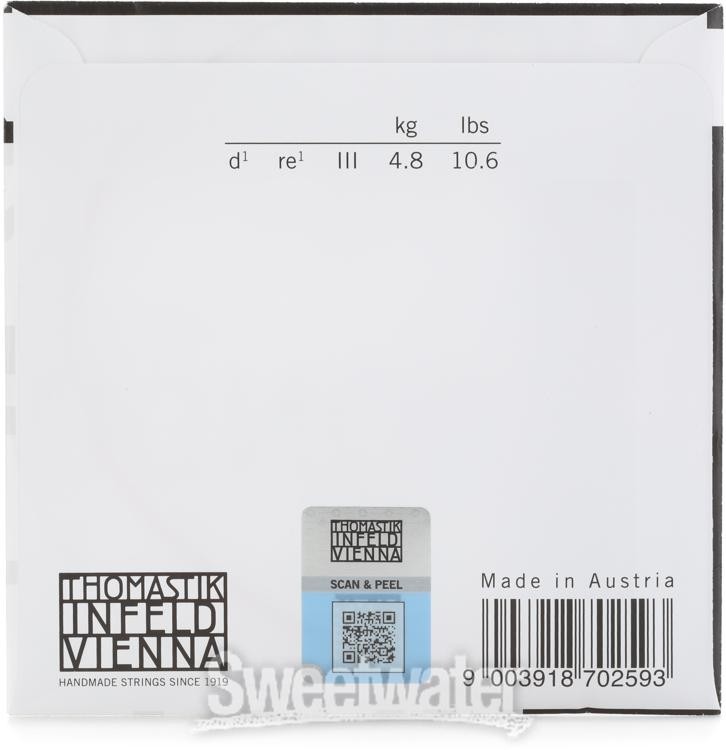 Thomastik-Infeld Rondo Violin D String - 4/4 Silver Wound