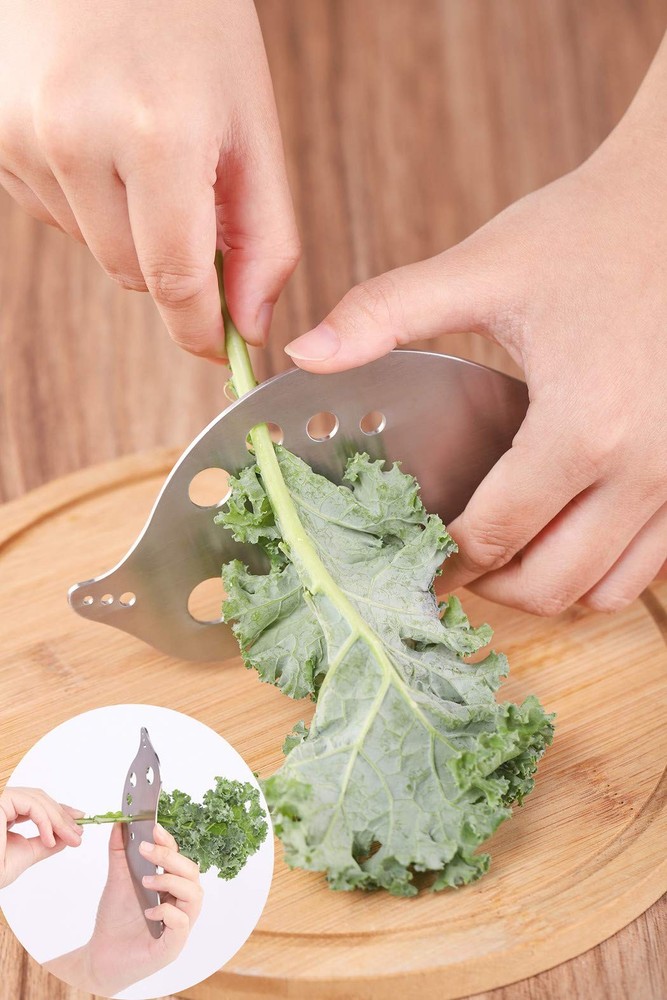 Herb Stripper Tool, Kitchen Leaf Herb Stripping Gadget, Cilantro Stripper for...
