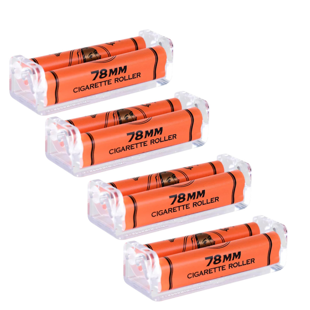 Zig-Zag Cigarette Roller 78mm | Classic Manual Rolling Machine | 2 Pack