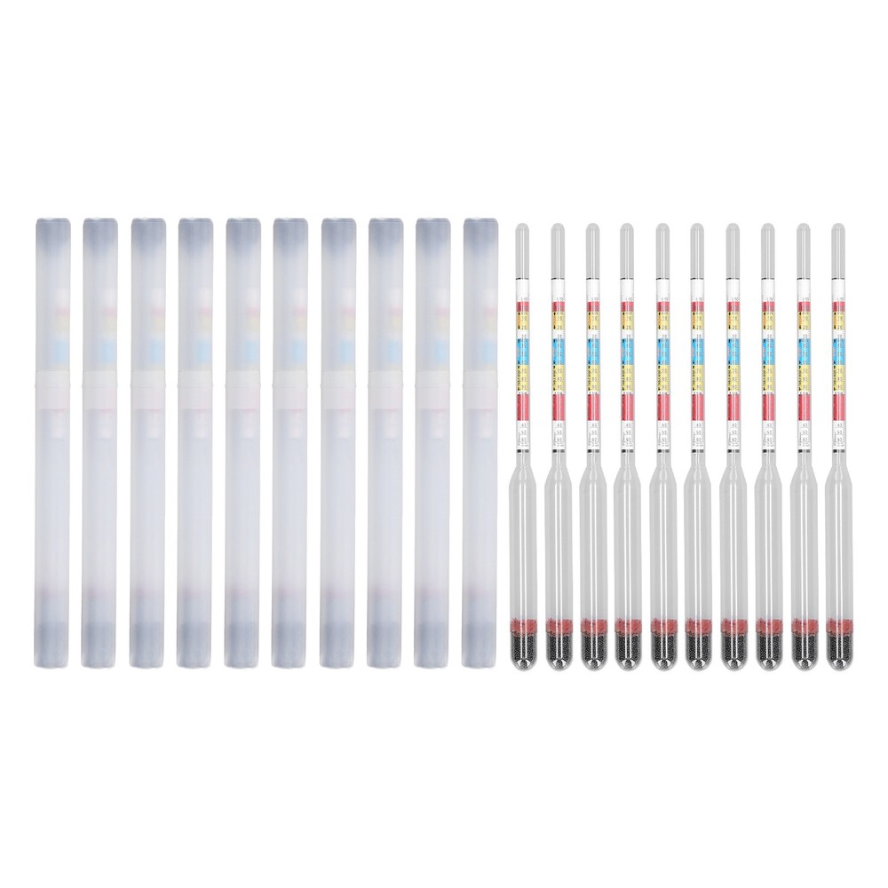 10Pcs Wine Making Meter Accurate And Sensitive Test Jar For Home Brewing