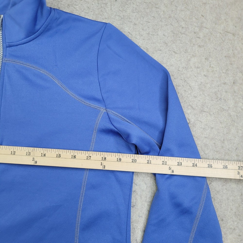 Clique 1/4 Zip Pullover Jacket Mens Medium Blue Mock Neck Golf Performance