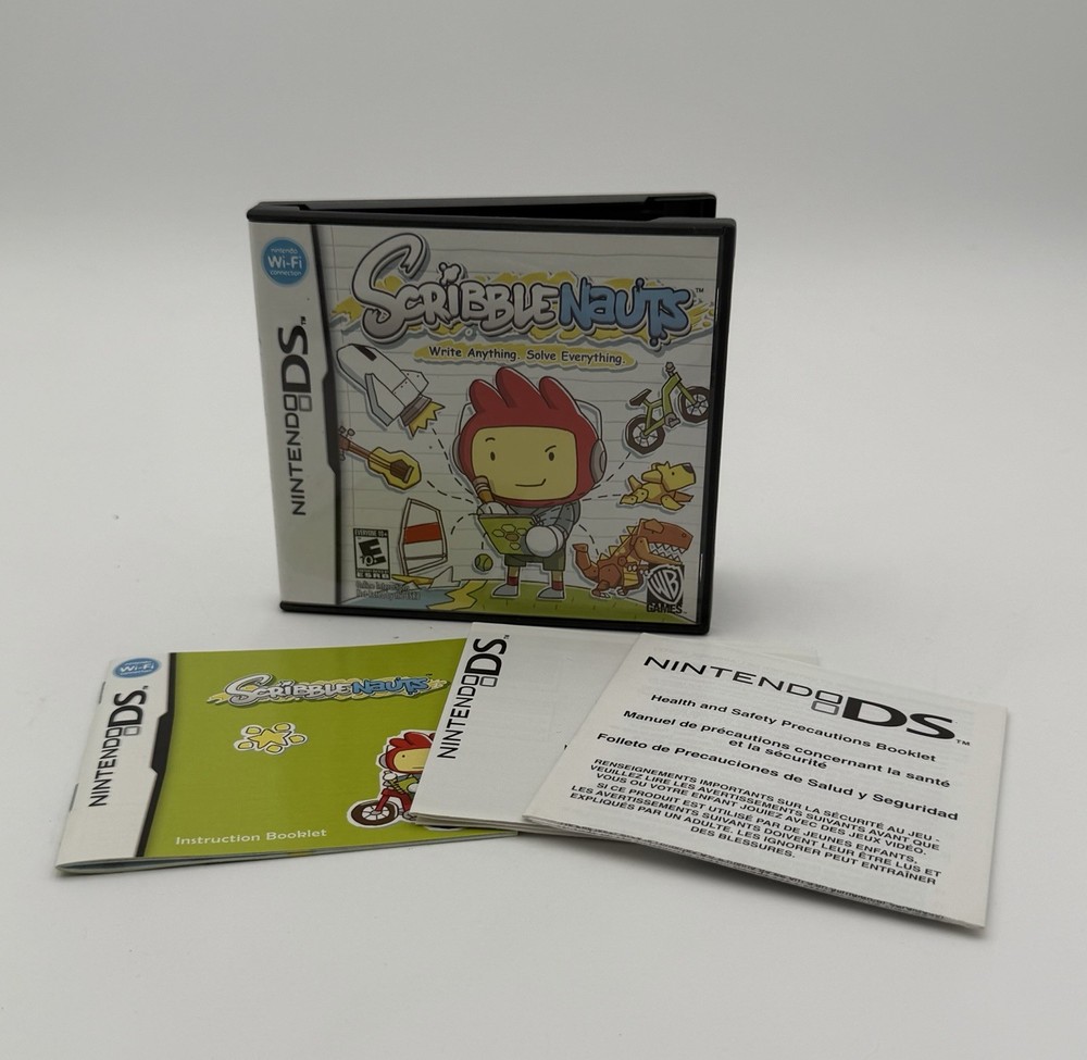 Scribblenauts Write Anything Solve Anything Nintendo DS Empty Replacement Case