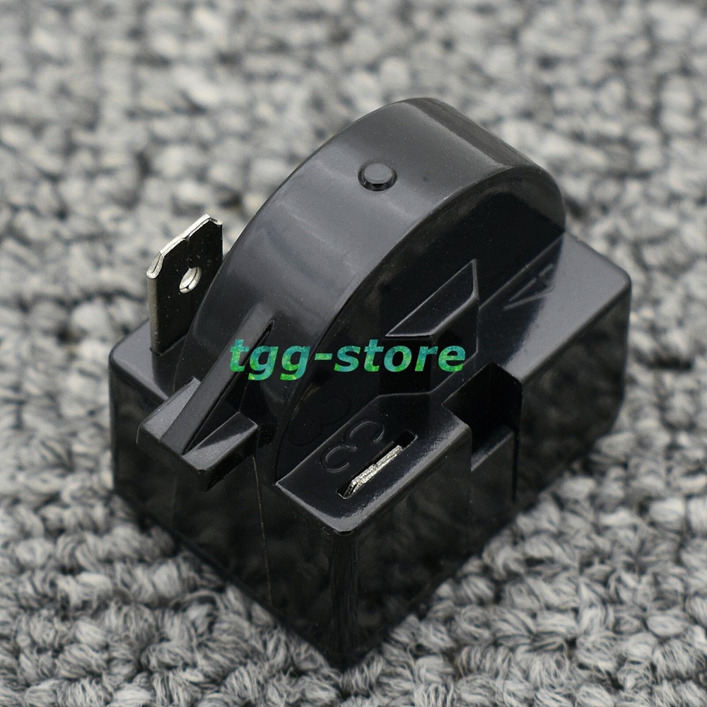 2X NEW Start Relay 4.7Ohm 1Pin For QP2-4.7 QP2-4.7G Refrigerator PTC Starter