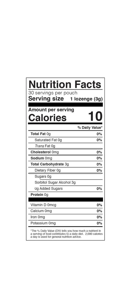 Cotton Mouth Dry Lozenges Mix Bag Fruit 30 Count