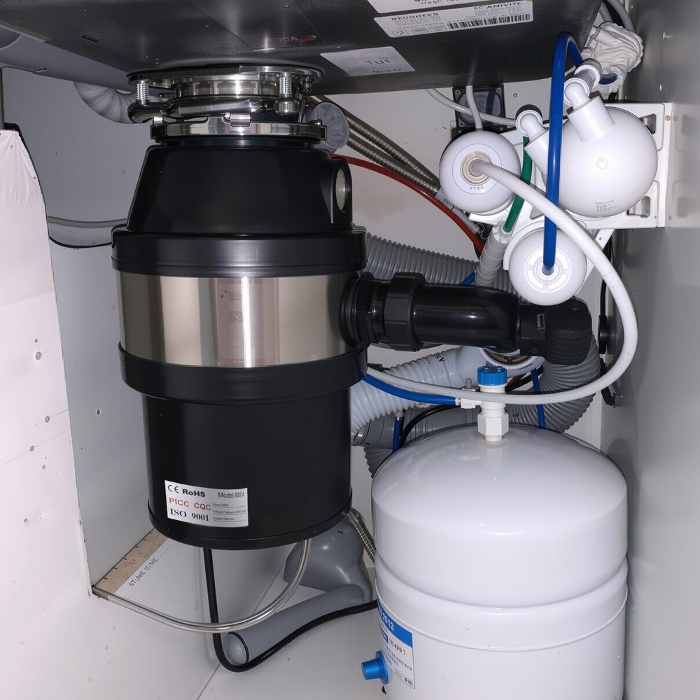 NTUD 3/4 HP Continuous Feed Garbage Disposal With Cord, Anti-Jam & Compact NEW