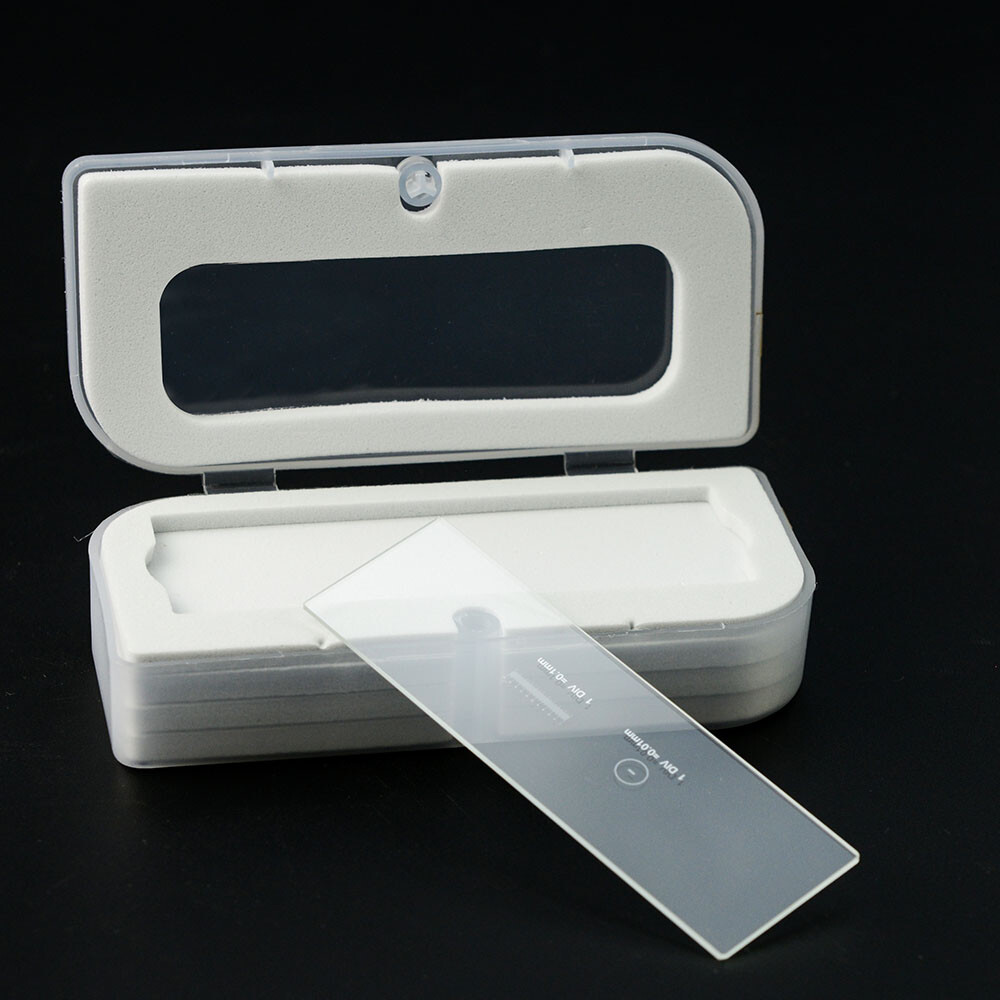 0.1mm 0.01mm Microscope Stage Micrometer Calibration Slide Graduated Scale Slide