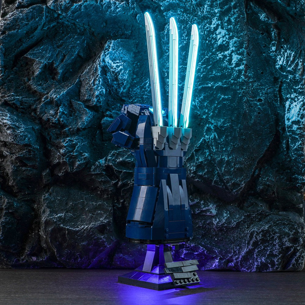 BrickBling Light Kit for LEGO Wolverine's Adamantium Claws 76250 (Light Control)