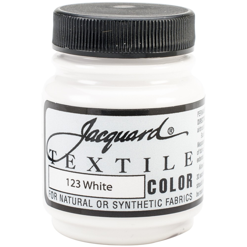 Jacquard Textile Color Fabric Paint 2.25oz White