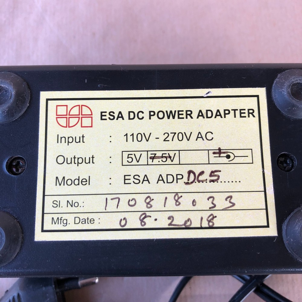 ESA DC POWER ADAPTER ESA ADP DC5
