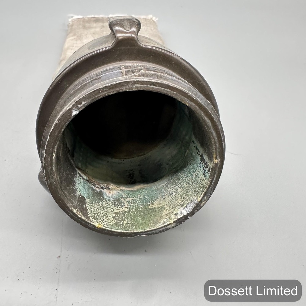2-1/2" Fire Hose With 2-1/2" Threaded Coupling Industrial Brass Fitting Used