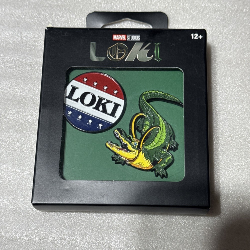 Marvel Studios Loki For President & Gator Pin Set
