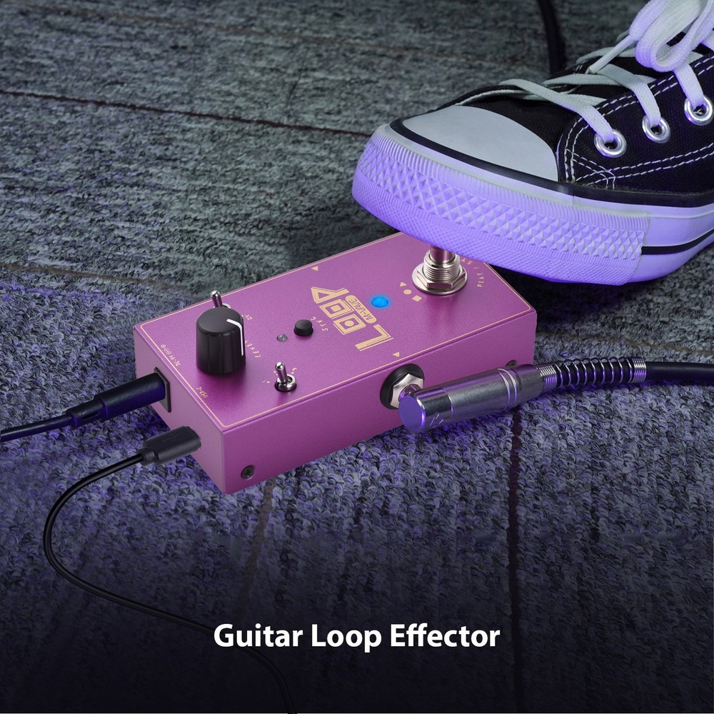 M-VAVE Guitar Loop Effector Loop Recording Effects Pedal Recording NTLH