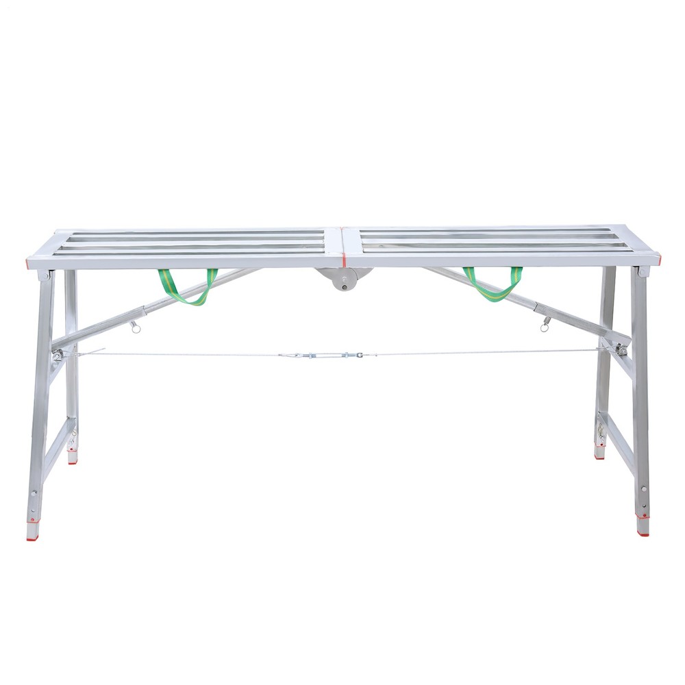 Work Platform Adjustable Height Portable Scaffolding Platform 880 lb Load