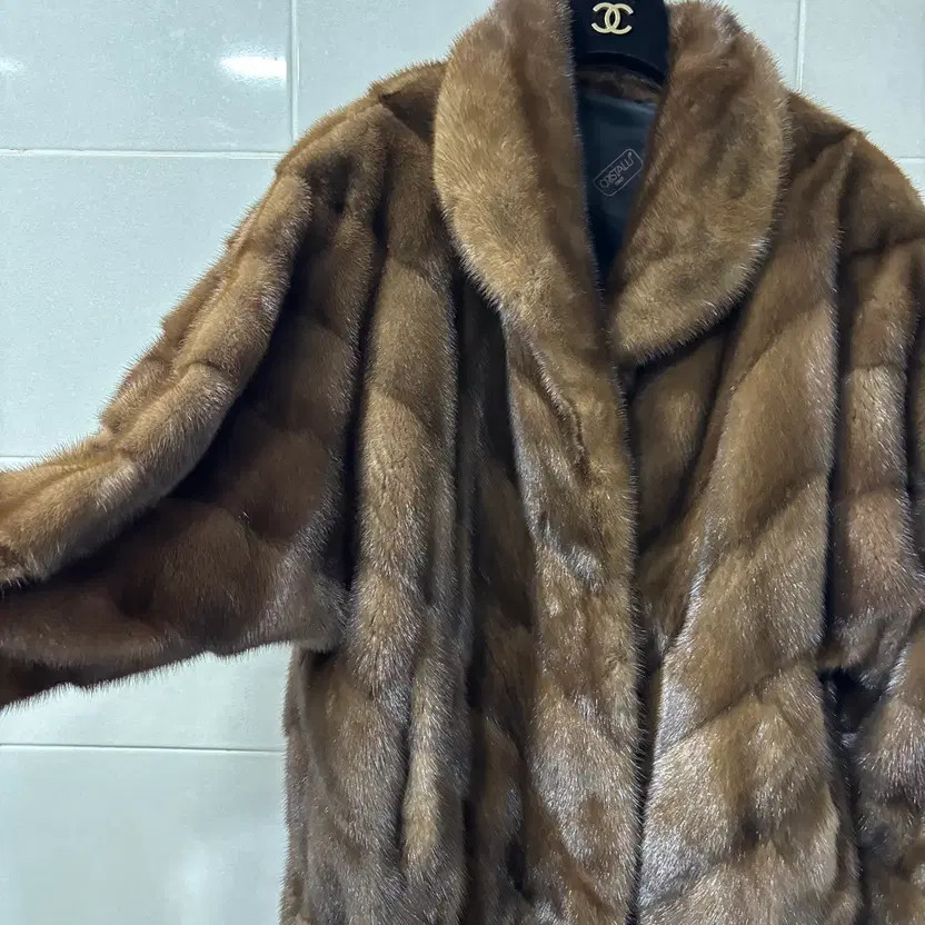 Italian Horizontal Mink Coat Official
