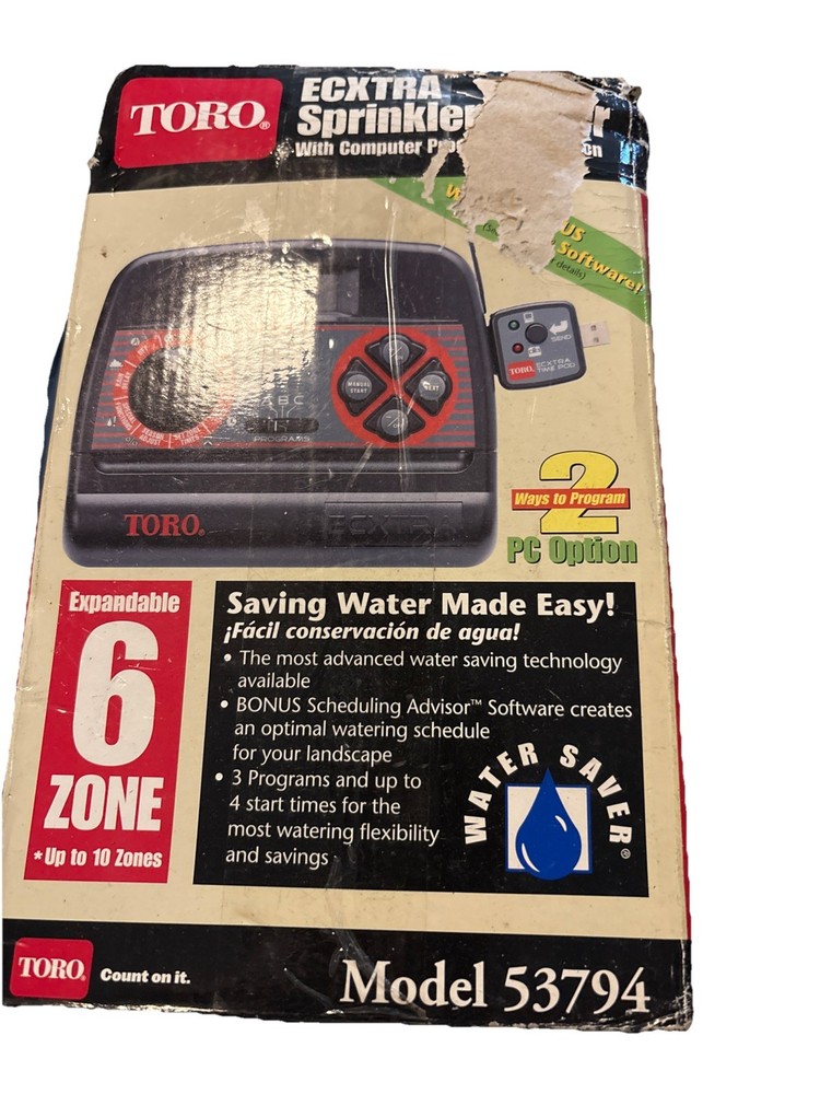 Toro Extra Sprinkler Water Saver With computer programming Model 53794 S2