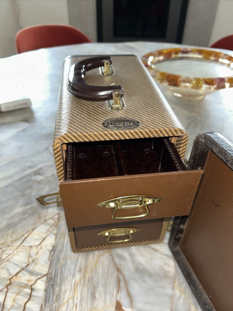 Vintage Slide Case Barnett & Jaffe File Case