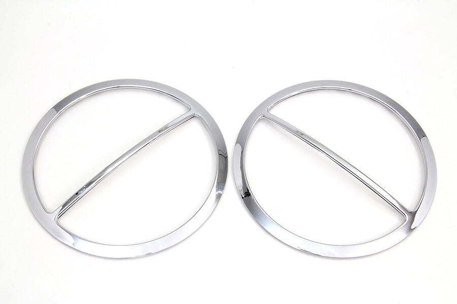 Chrome Crossbar Front Speaker Grill fits Harley Davidson